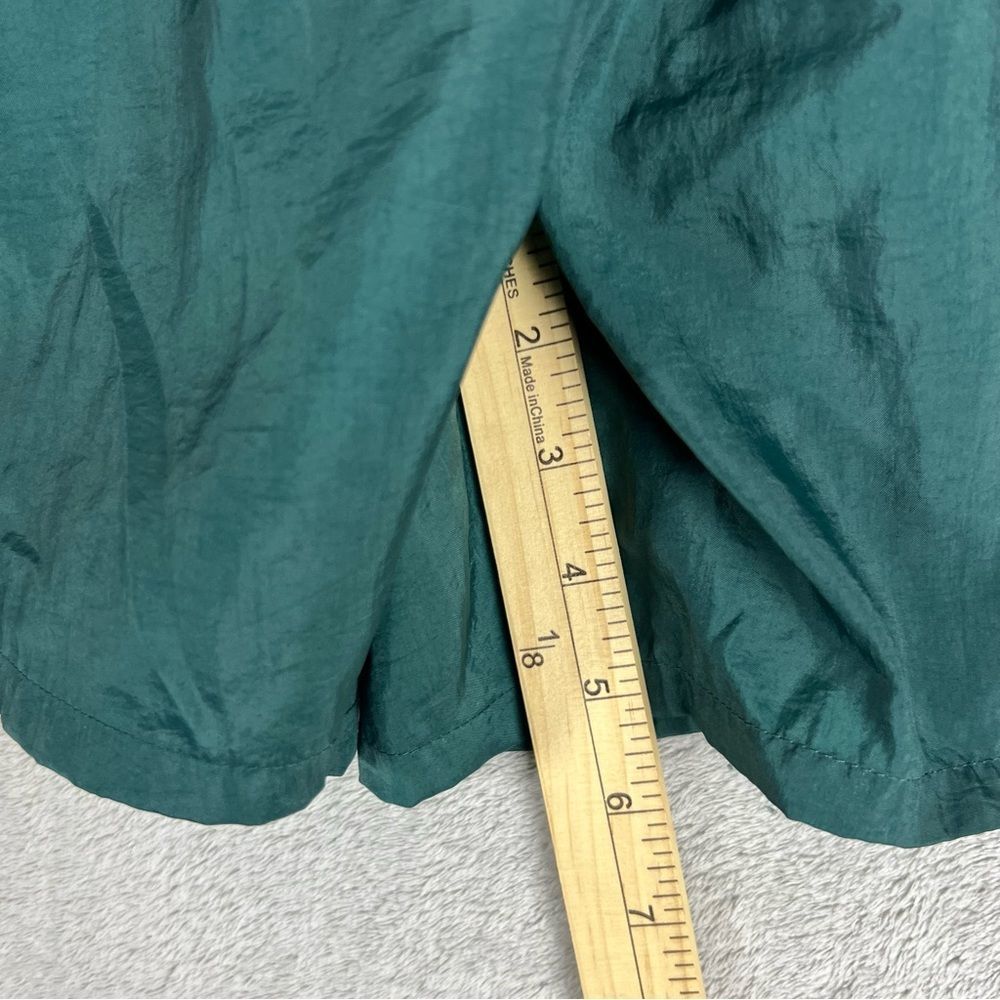 Vtg Nike Shorts Mens XXL Green Big Swoosh Logo White Tag Lined Swim Trunks 90s - Picture 2 of 11